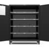Strong Hold Plus Industrial Cabinet, 60" x 24" x 78", Single-Shift, Solid Doors - Image 3
