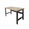 Borroughs Adjustable Height Solid Hardwood Top Workbench - Image 2