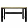 Borroughs Adjustable Height Solid Hardwood Top Workbench
