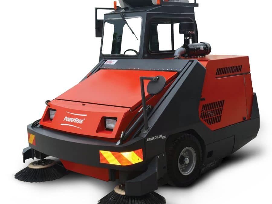 PowerBoss floor sweeper Armadillo 10X with Cab and A:C